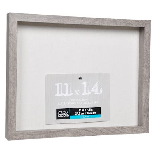 Shop For The Gray Belmont Shadow Box By Studio Decor At Michaels
